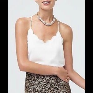 J Crew Scalloped Cami- 6